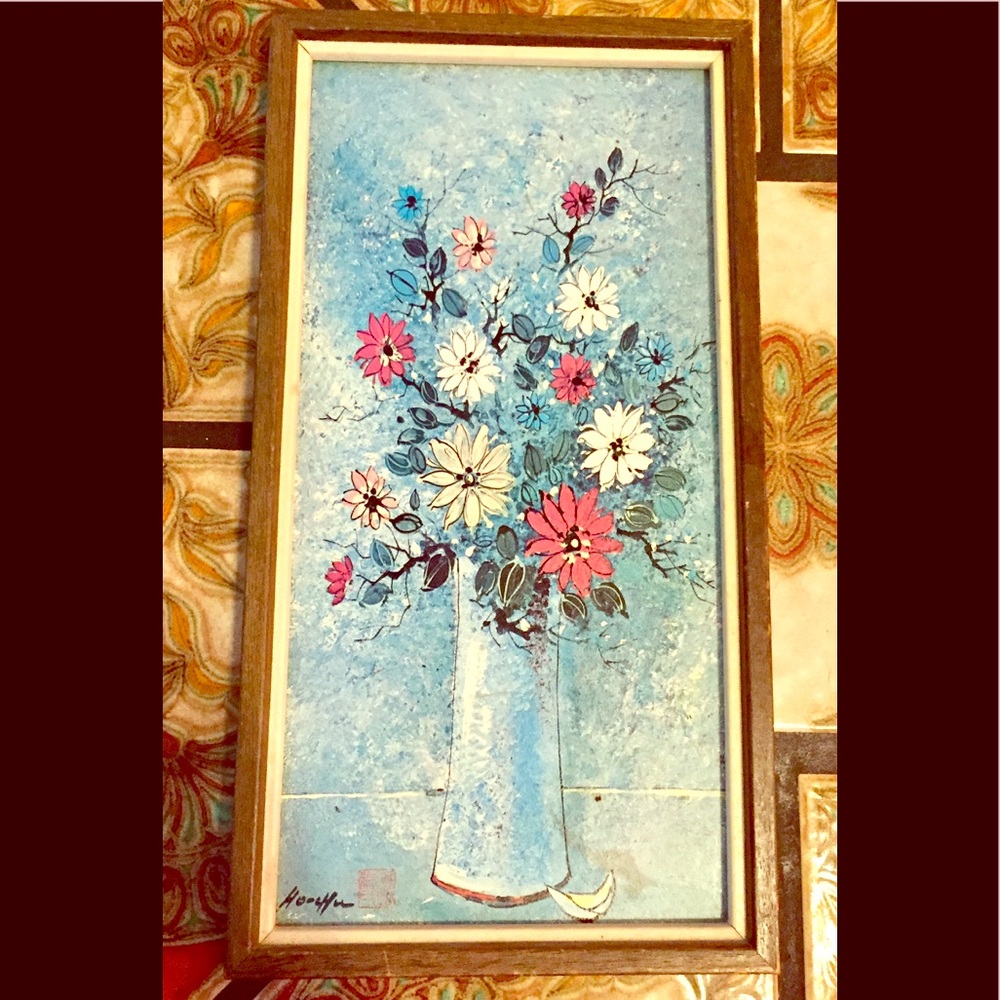 🎁Vintage Floral Painted Art Pictures
